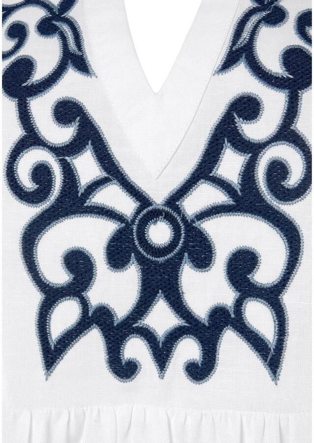 Lascana Top met borduursel aan de v-hals