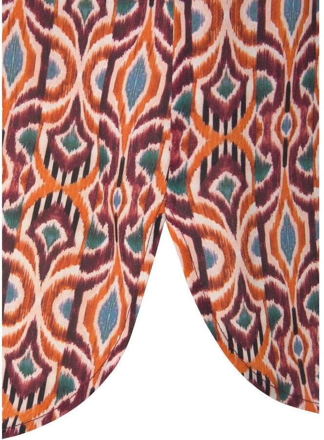Lascana Top met etnische print en v-hals blouseshirt casual