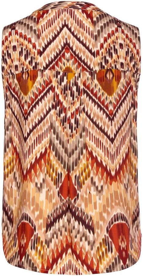 Lascana Top met etnische print en v-hals blouseshirt - Foto 5