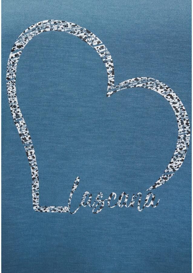 Lascana Top Met hartprint van zachte viscose-stretch - Foto 2