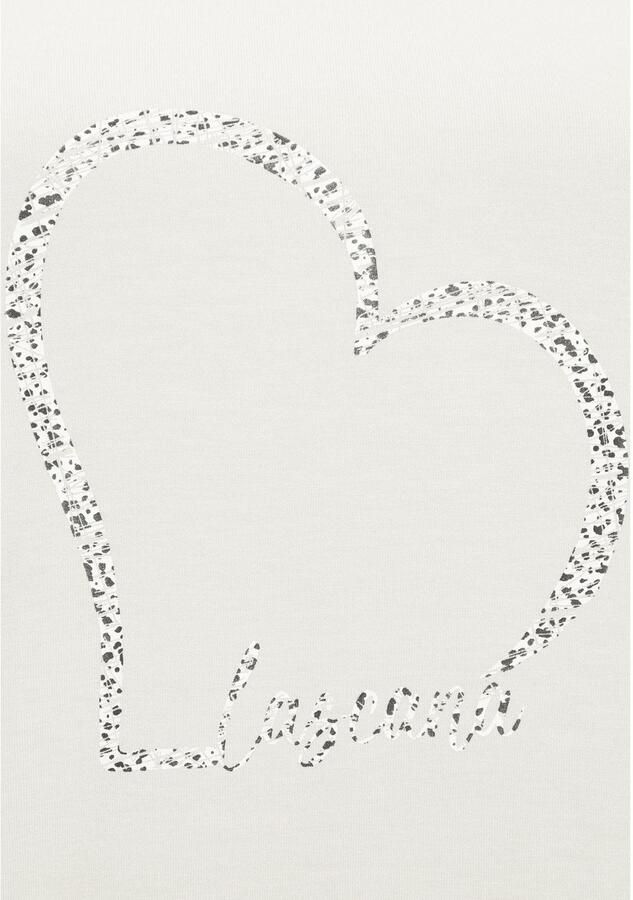 Lascana Top Met hartprint van zachte viscose-stretch - Foto 4