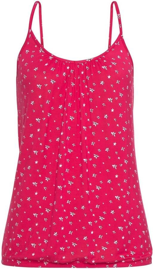 Lascana Top met spaghettibandjes Met aanrimpeling bij de hals (Set van 2) - Foto 6