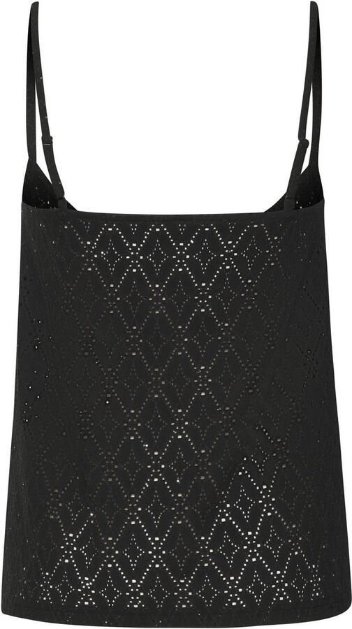 Lascana Top met spaghettibandjes Met fonkelende pailletten van hoogwaardige ajour kwaliteit (Set van 2) - Foto 5