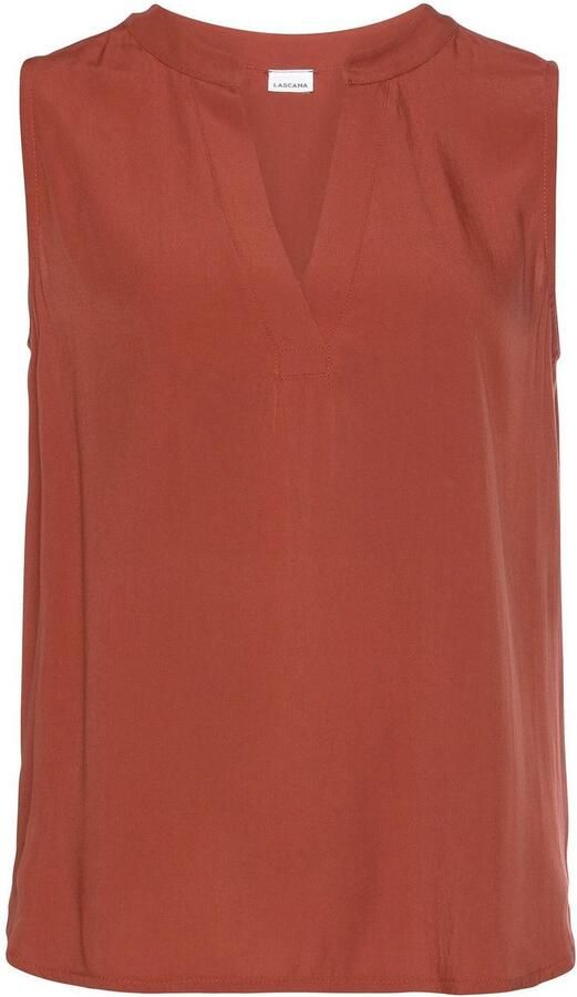 Lascana Top met v-hals blouseshirt damesblouse basic - Foto 7