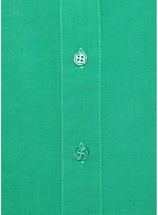 Lascana Top van zachte geweven stof met linnenpercentage damesblouse met overhemdkraag