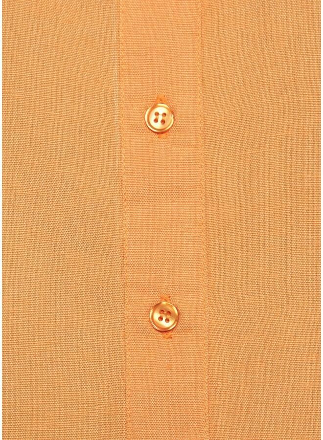 Lascana Top van zachte geweven stof met linnenpercentage damesblouse met overhemdkraag - Foto 2