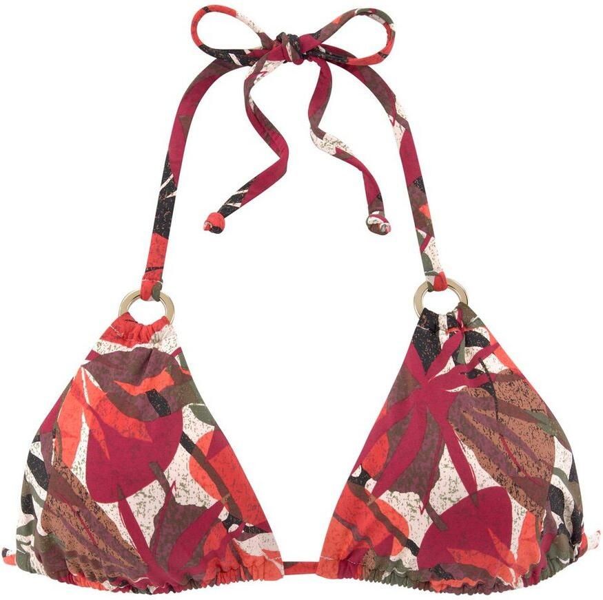 Lascana Triangel-bikinitop AVA in tropisch design