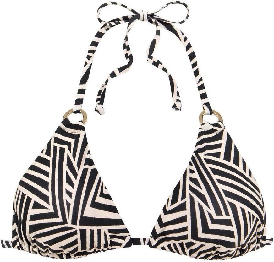 Lascana Triangel-bikinitop Cleo met geometrische print