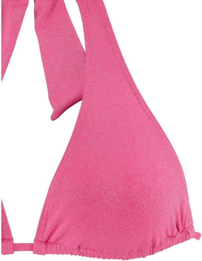 Lascana Triangel-bikinitop Glitter met geweldige glanseffect