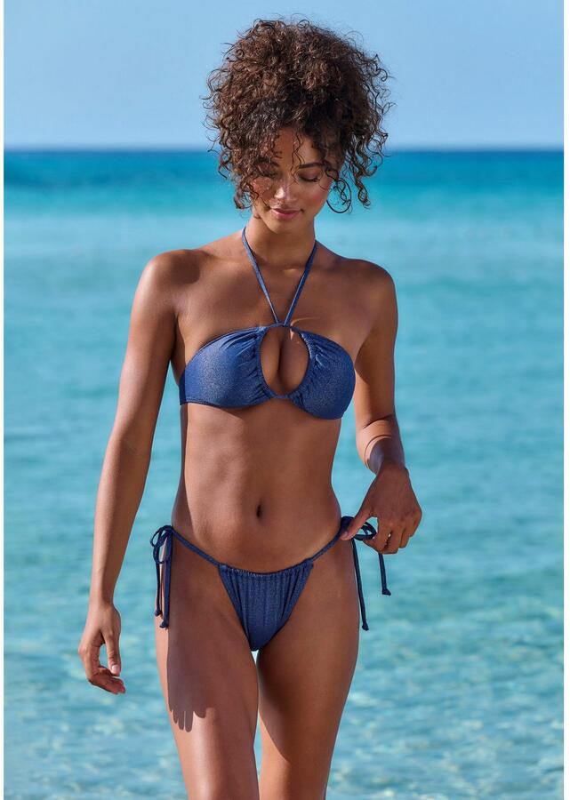 Lascana Triangel-bikinitop Glitter met geweldige glanseffect - Foto 3