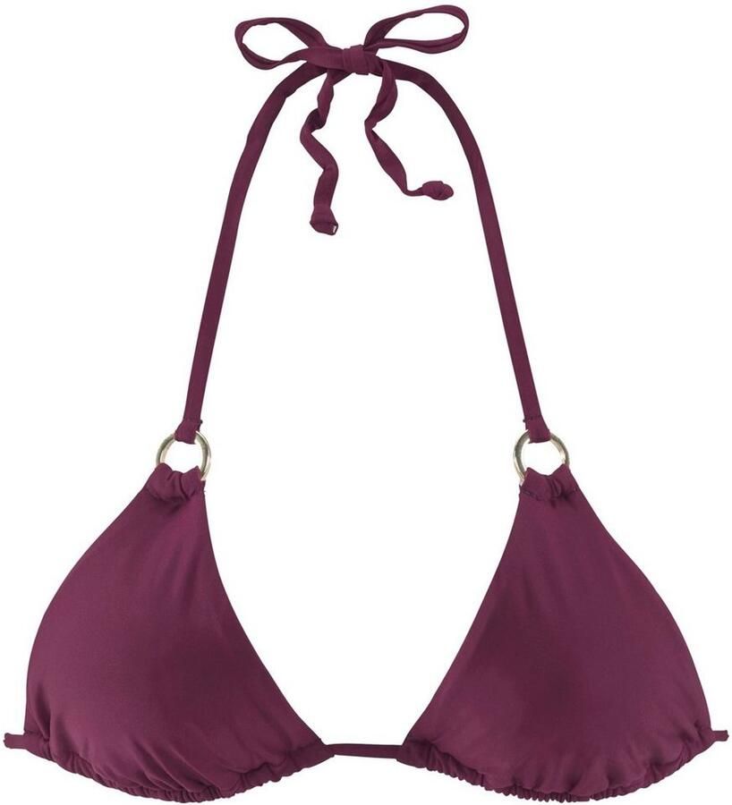 Lascana Triangel-bikinitop Italy met sierringen - Foto 6