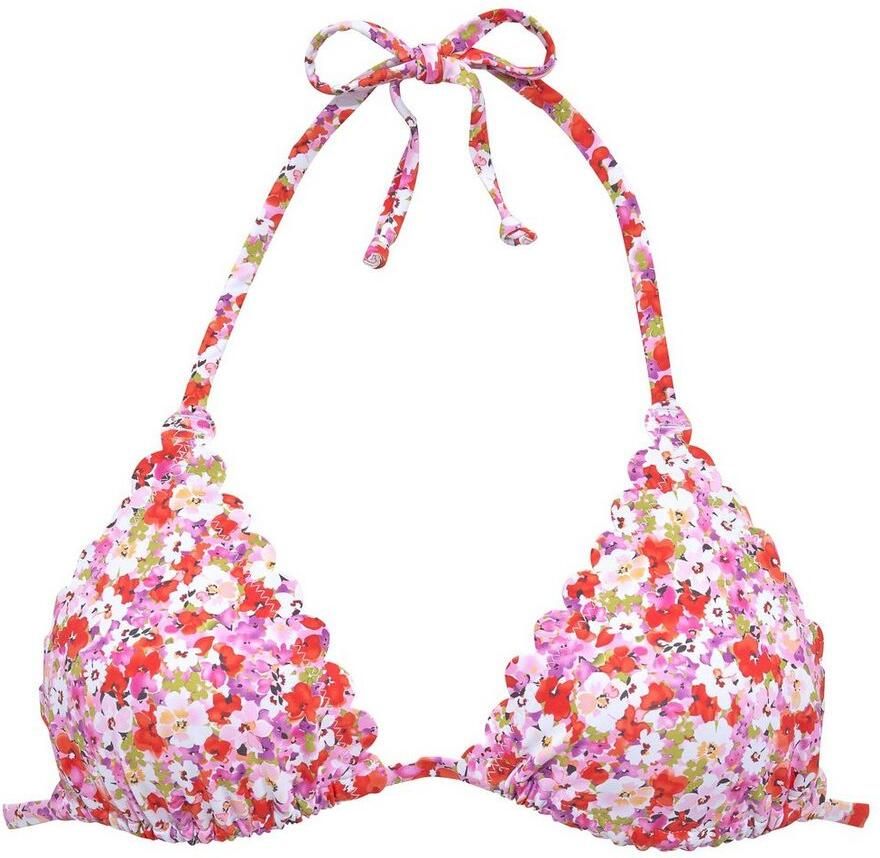 Lascana Bikinibroekje Jasmijn in korte snit met bloemenprint