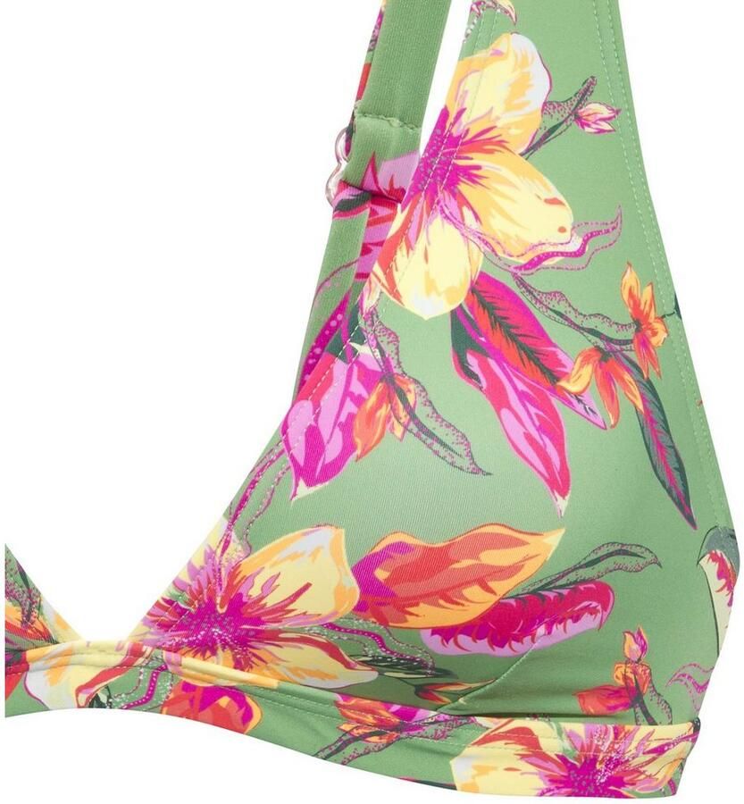Lascana Triangel-bikinitop MALIA met tropische print