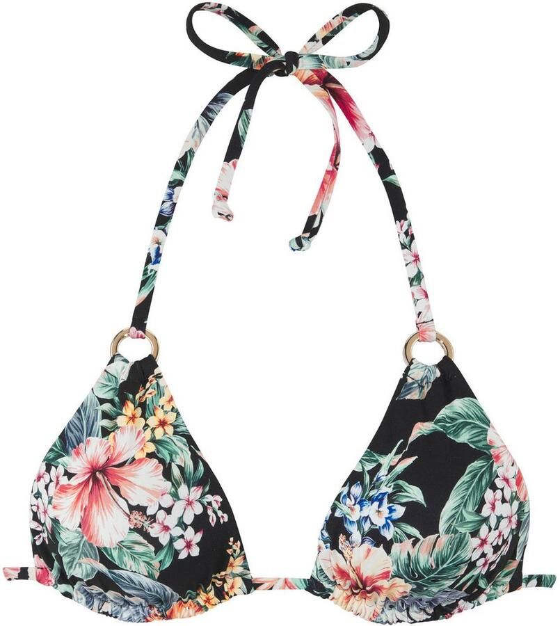 Lascana Bikinibroekje Salsa met sierringen en geweldig bloemenprint - Foto 7