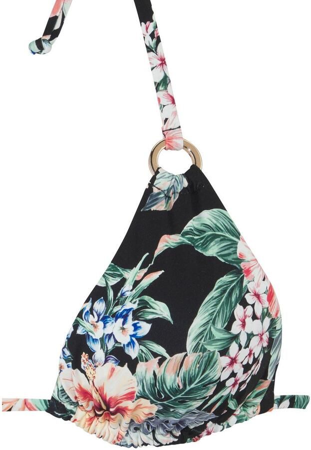 Lascana Bikinibroekje Salsa met sierringen en geweldig bloemenprint - Foto 4