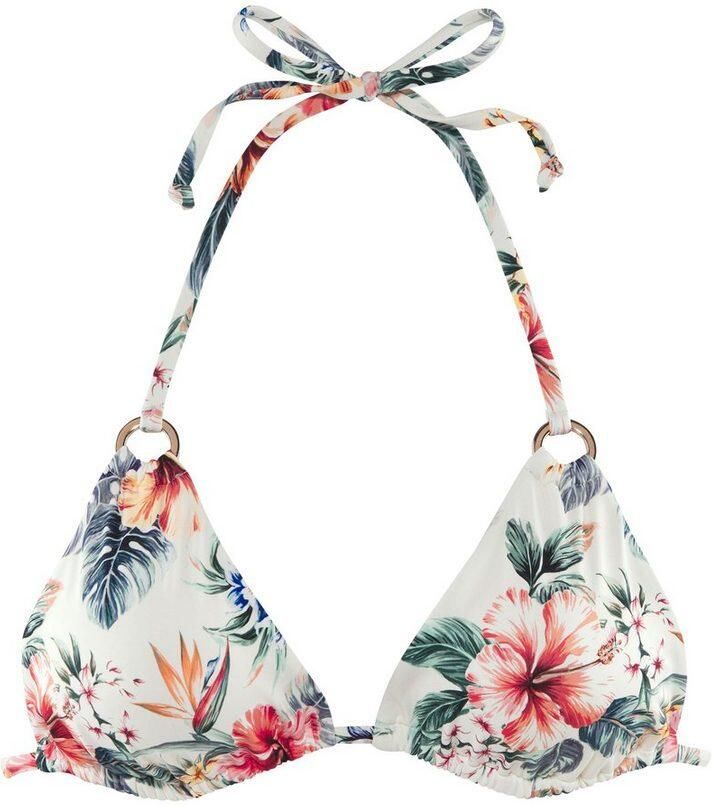 Lascana Bikinibroekje Salsa met sierringen en geweldig bloemenprint - Foto 7