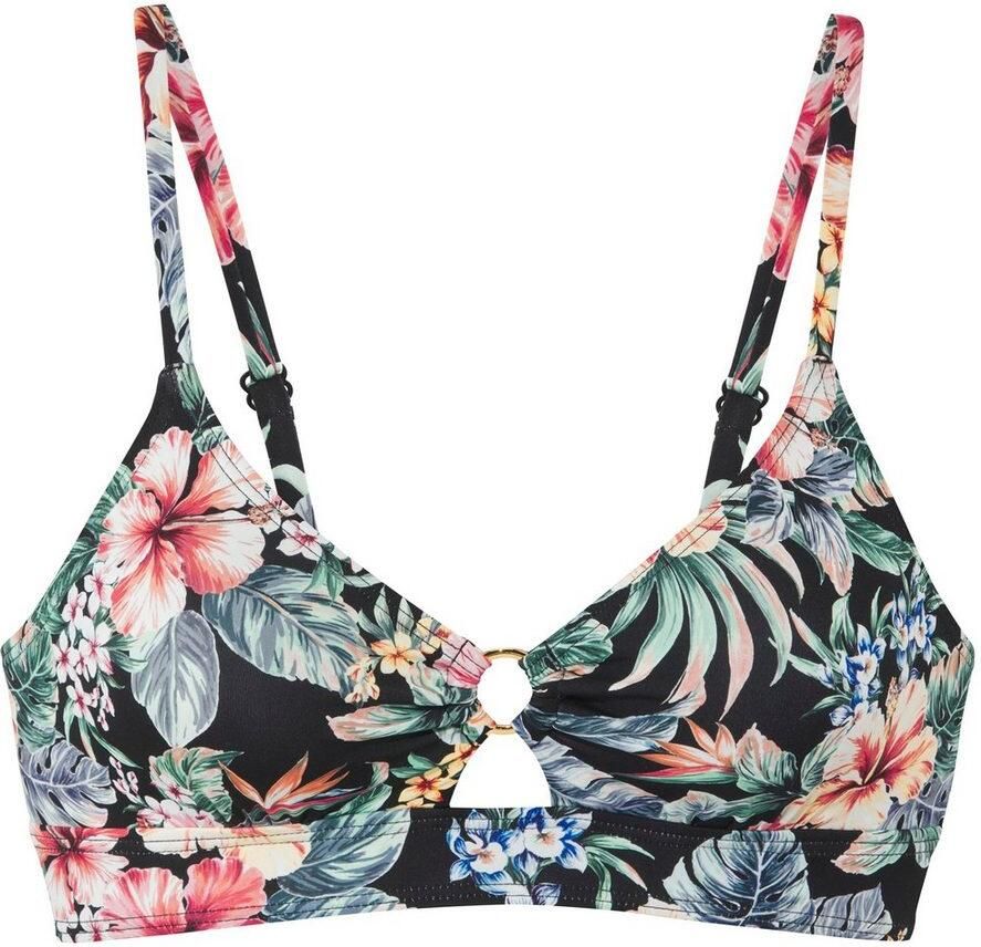 Lascana Triangel-bikinitop Salsa met ring en geweldige bloemenprint - Foto 6