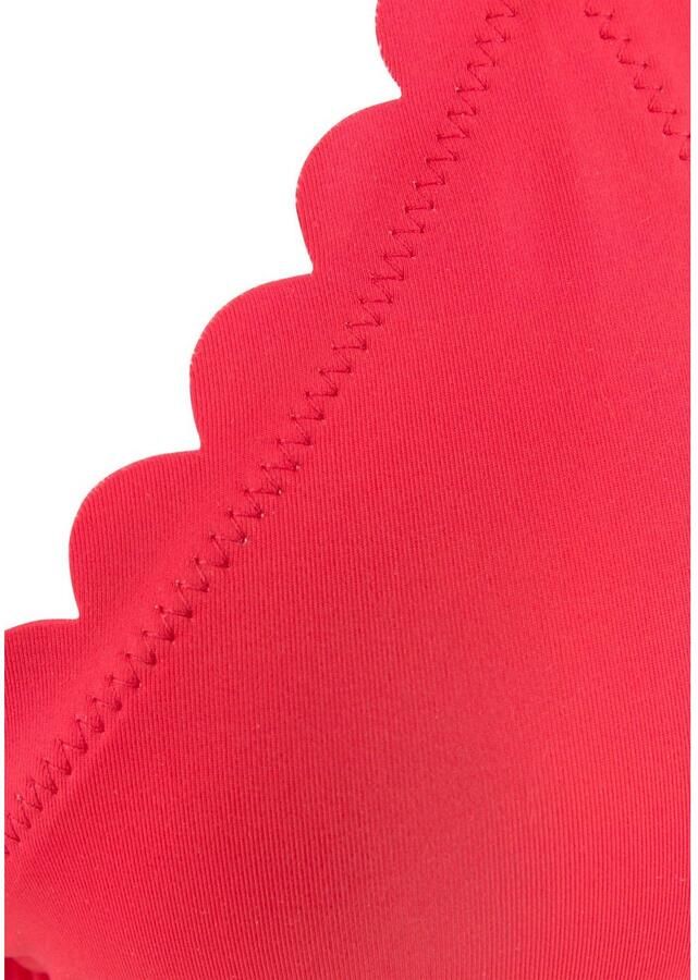 Lascana Triangel-bikinitop Scallop met gelaserde gegolfde rand - Foto 2