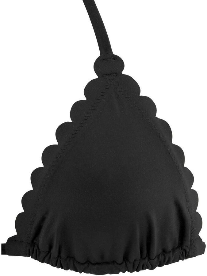 Lascana Triangel-bikinitop Scallop met gelaserde gegolfde rand - Foto 2