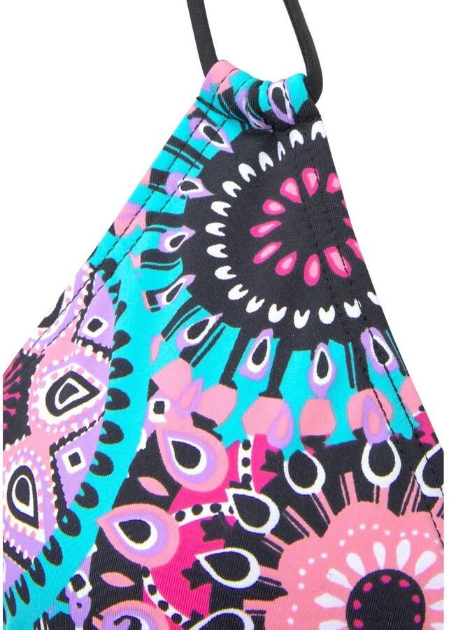 Lascana Triangelbikini met contrastkleurige bandjes - Foto 2