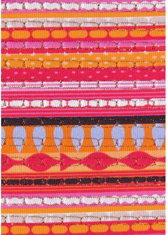 Lascana triangel bikini met all over print oranje roze geel - Foto 2