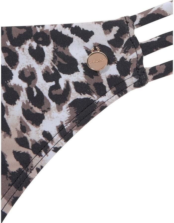 Lascana Triangelbikini met luipaardprint en push-upeffect
