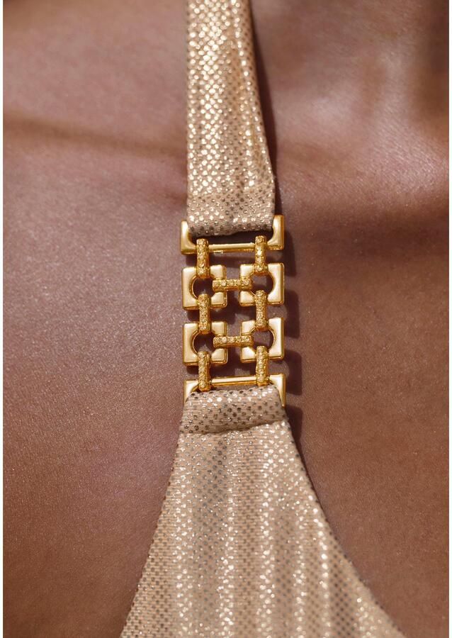 Lascana Triangelbikini Rio met goudkleurige siergespen - Foto 2