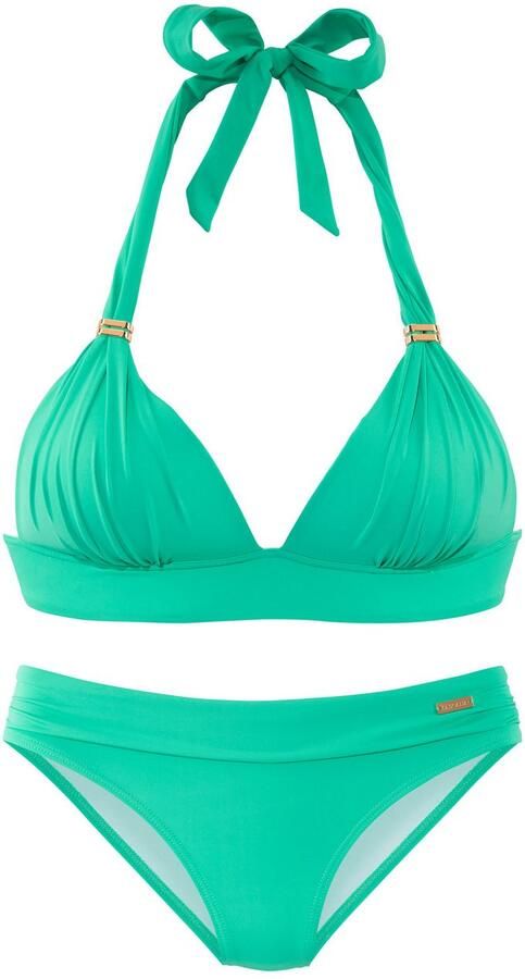 Lascana Triangelbikini Toni met goudkleurige accessoires (set) - Foto 5