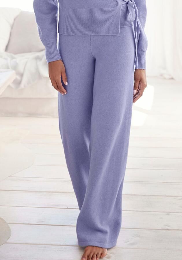 Lascana Tricotbroek -Loungebroek met ribboorden loungewear - Foto 8