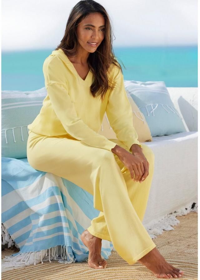 Lascana Tricotbroek -Loungebroek met wijd been loungewear - Foto 2