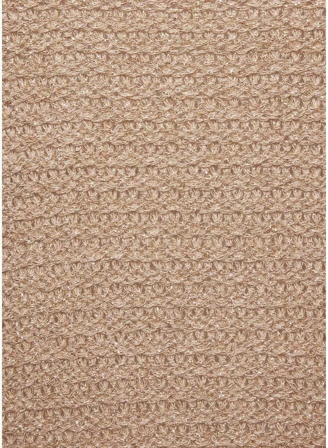 Lascana Trui met korte mouwen in luchtig ajour breiwerk lichte zomertrui metallic-effect - Foto 3