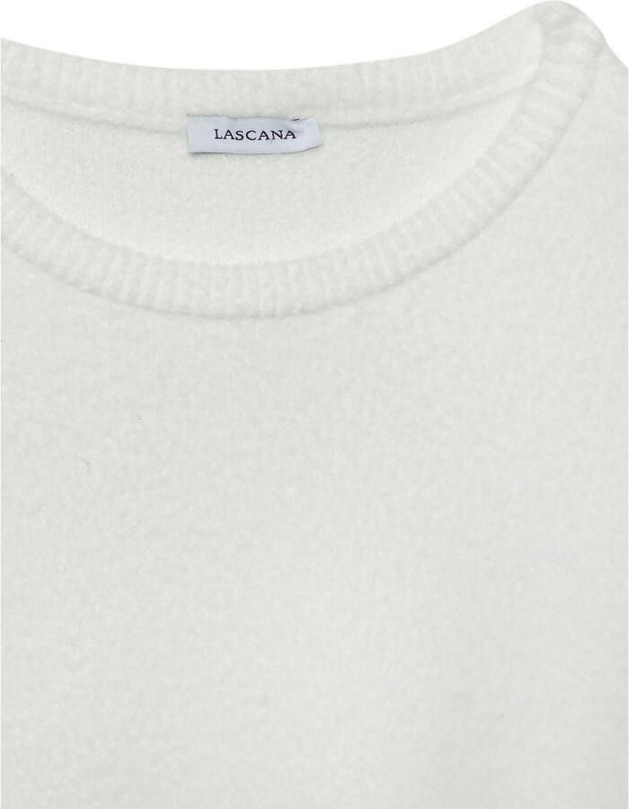 Lascana Trui met korte mouwen zachte gebreide trui figuurvolgende snit