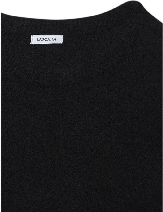 Lascana Trui met korte mouwen zachte gebreide trui figuurvolgende snit