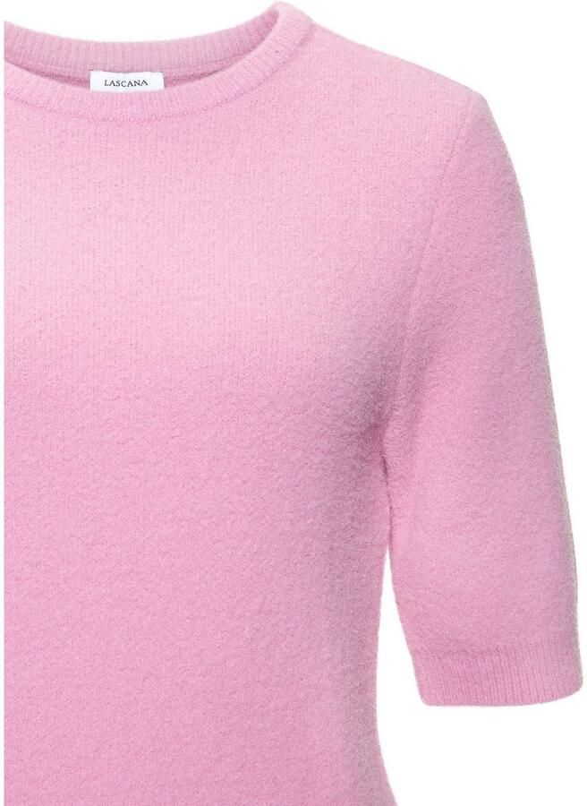 Lascana Trui met korte mouwen zachte gebreide trui figuurvolgende snit - Foto 2