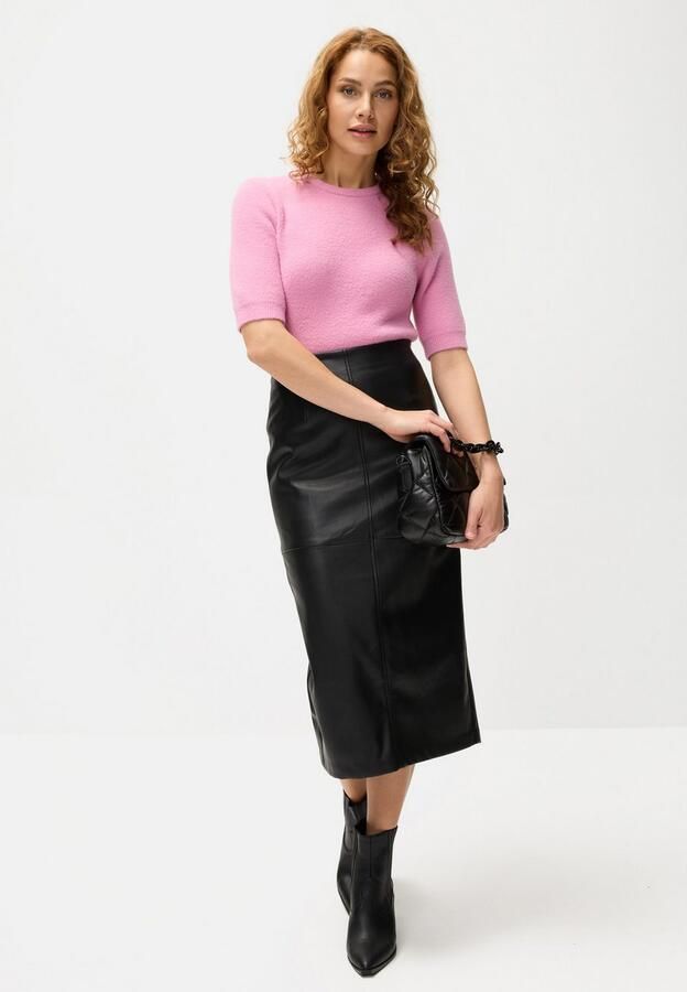 Lascana Trui met korte mouwen zachte gebreide trui figuurvolgende snit - Foto 5