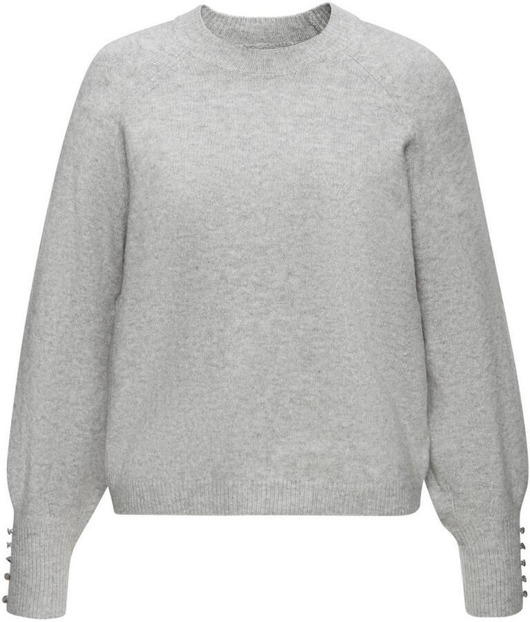 Lascana Trui met ronde hals met sierknopen wintertrui knuffelig basic - Foto 2