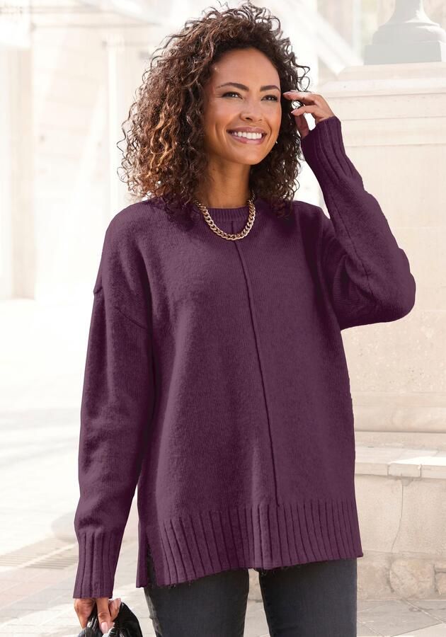 Lascana Trui met ronde hals van supersoft breiwerk kwaliteit basic - Foto 4