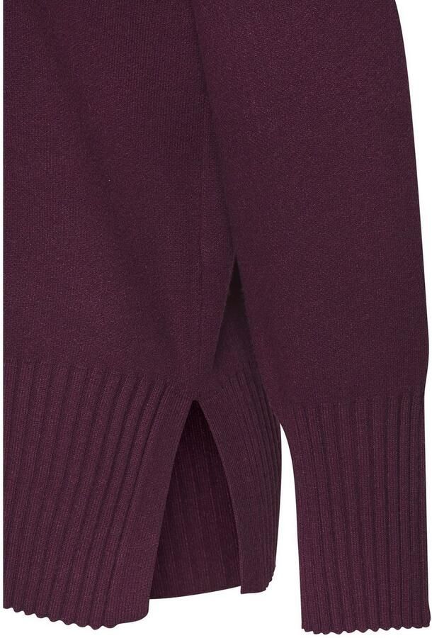 Lascana Trui met staande kraag met brede afwerkingen klassieke gebreide trui - Foto 4