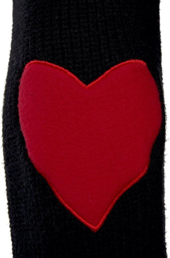 Lascana Trui met staande kraag met hartjes-details losse gebreide trui - Foto 3