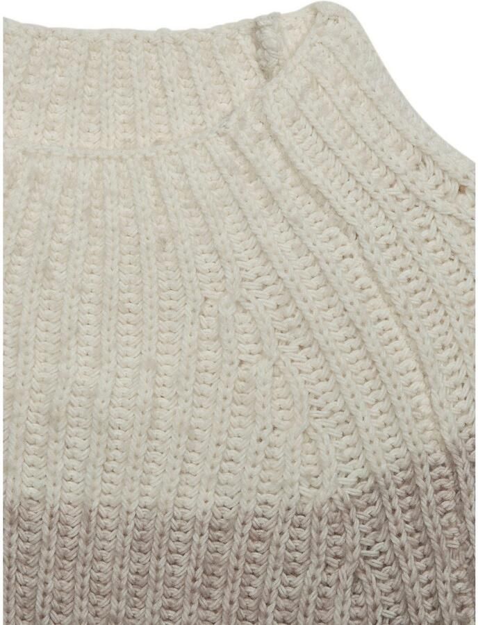 Lascana Trui met staande kraag met modieuze kleurverloop gebreide trui