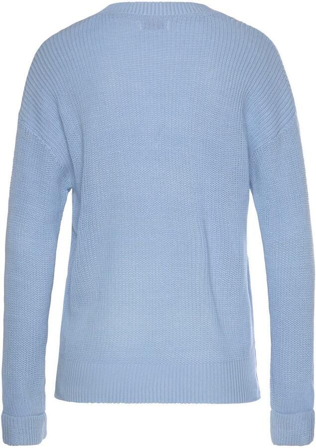 Lascana Trui met V-hals van zacht breiwerk comfortabele damespullover - Foto 5