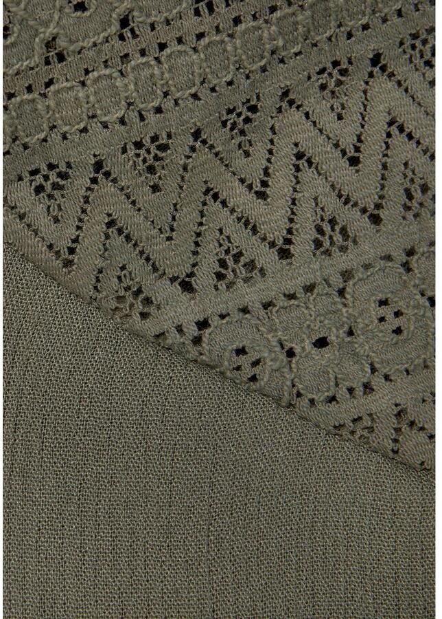 Lascana Tuniekjurk met wijde mouwen van kant blousejurk strandkleding