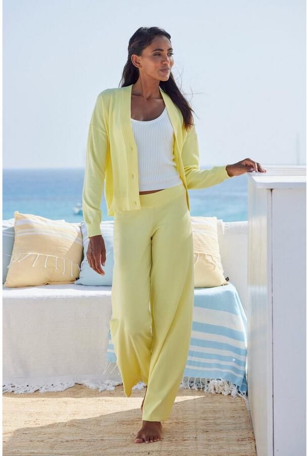 Lascana Vest -lounge jas in korte vorm loungewear - Foto 7