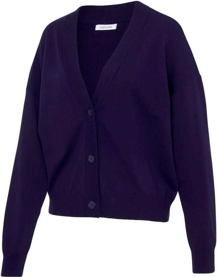 Lascana Vest -lounge jas in korte vorm loungewear