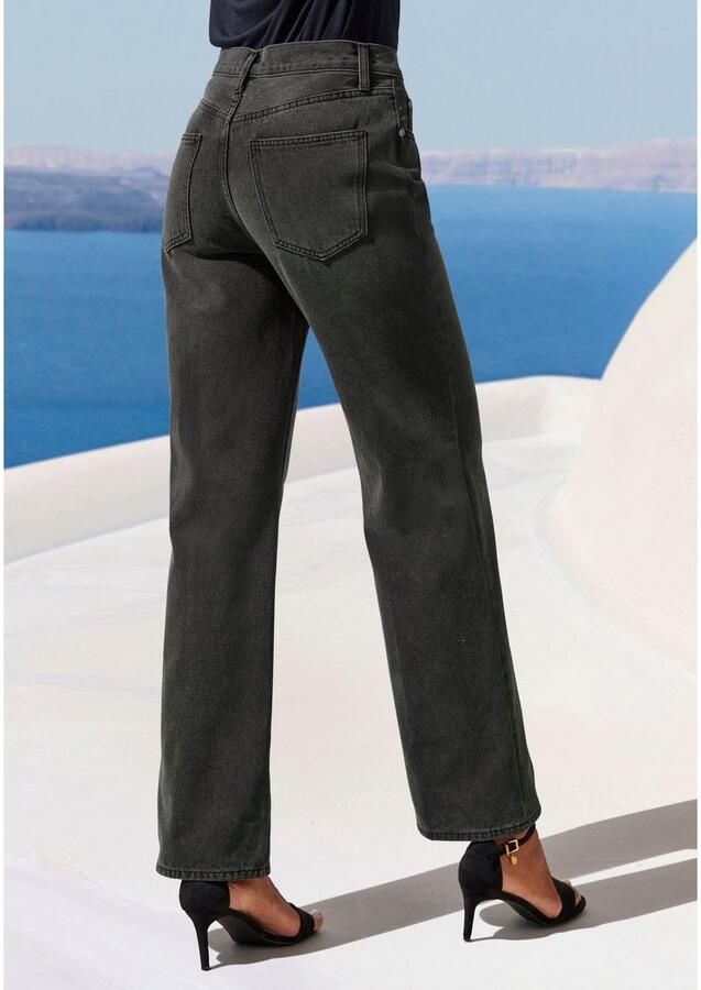 Lascana Wijde jeans met hoge taille en 5-pocketstijl wide-leg jeans - Foto 2