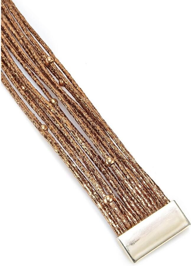 Lascana Wikkelarmbandenset Wikkelarmband in layer-look met parels magnetische armband armbanden set (2-delig) - Foto 2