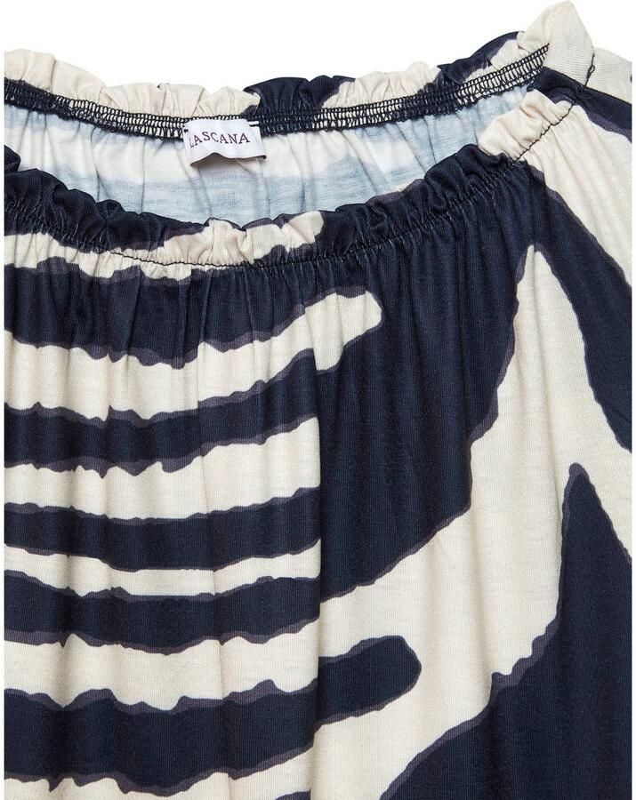 Lascana Zomerjurk met dierenprint a-lijn jerseykleed