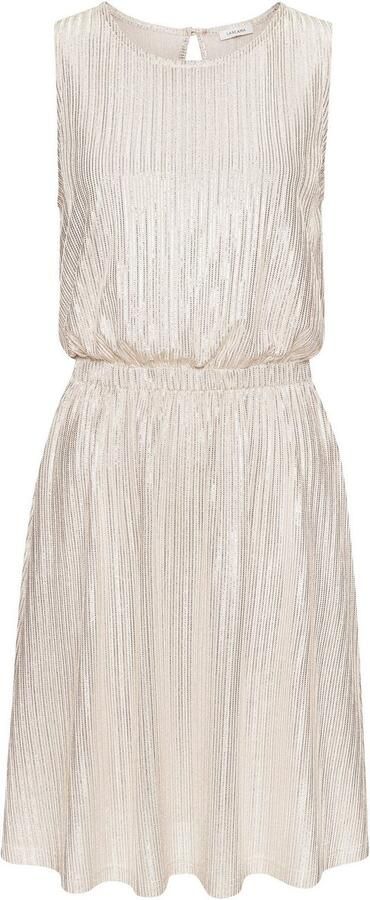 Lascana Zomerjurk met glinsterdraden in het materiaal partyjurk licht transparant - Foto 6