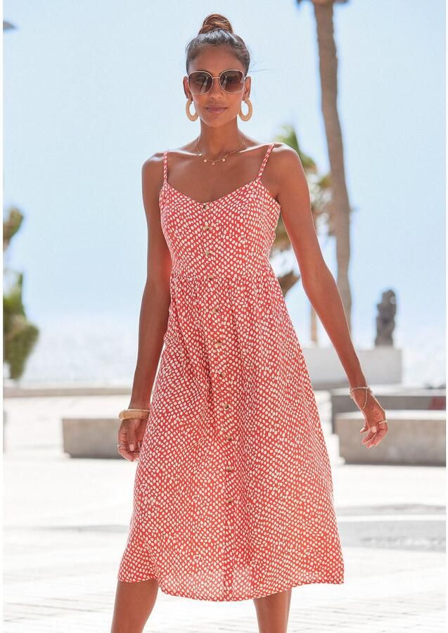 Lascana Zomerjurk van linnenmix - Foto 3