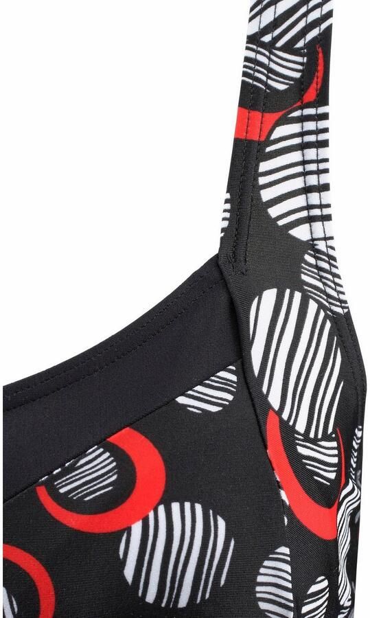 Lascana Zwemjurk met modieuze cirkels en modellerend effect - Foto 3